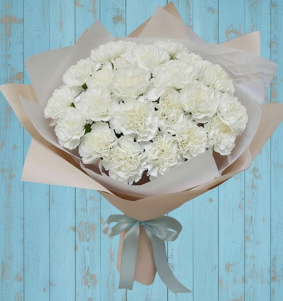 Букет цветов из: Гвоздики в Белой Калитве