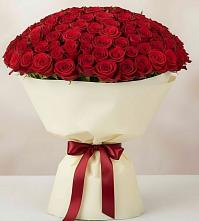 Букет 101 Красная роза Милано в Белой Калитве