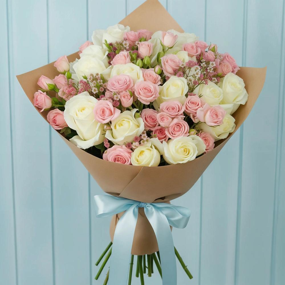 Букет цветов из: Розы в Белой Калитве