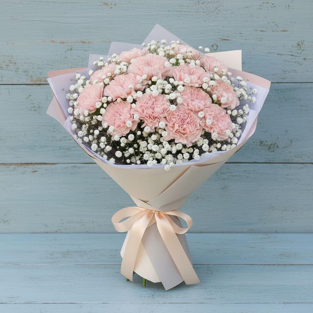 Букет цветов из: Гвоздики в Белой Калитве