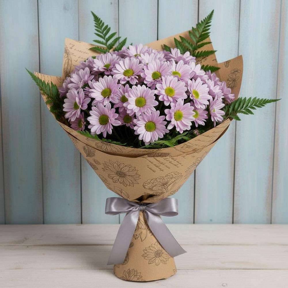 Букет цветов из: Хризантемы в Белой Калитве