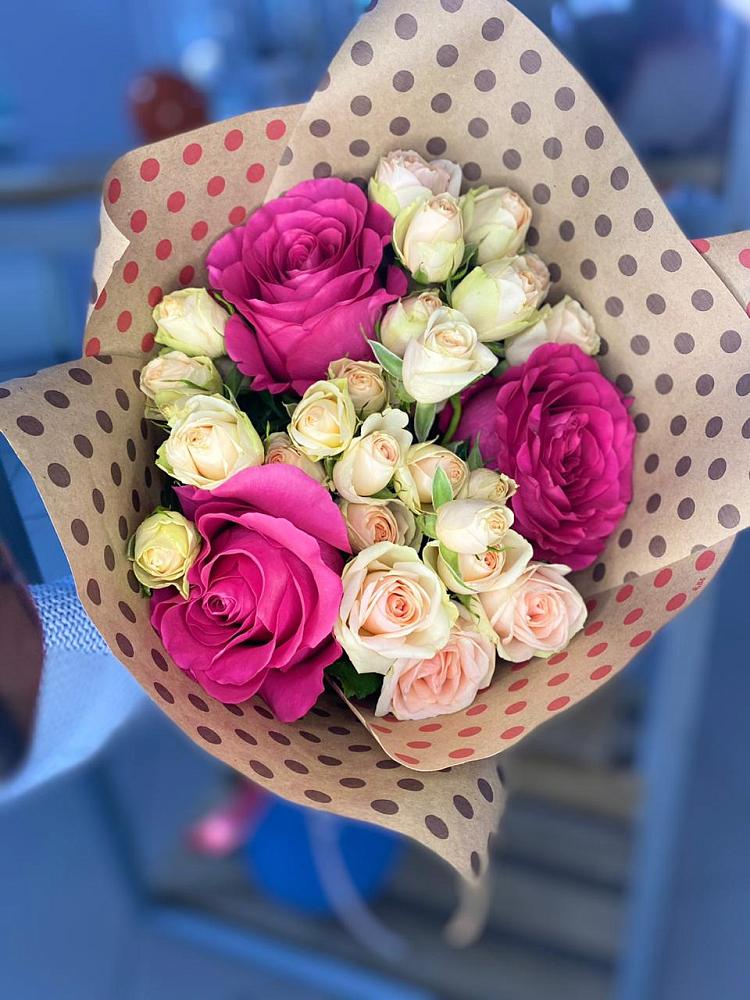 Букет цветов из: Розы в Белой Калитве