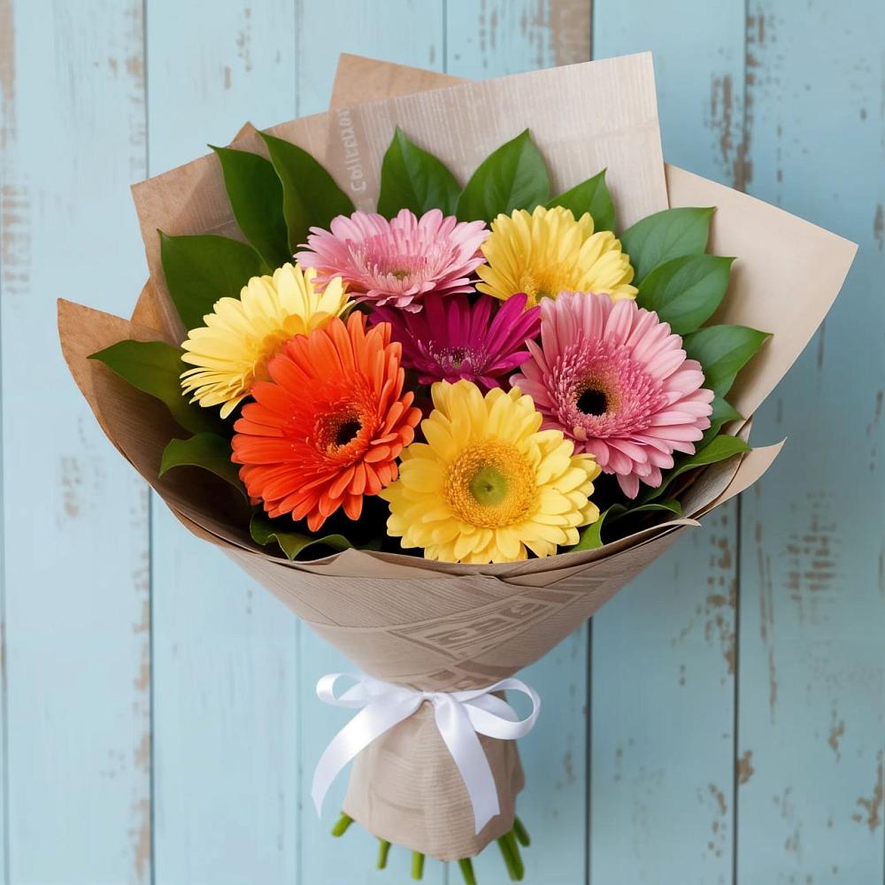 Букет цветов из: Герберы в Белой Калитве