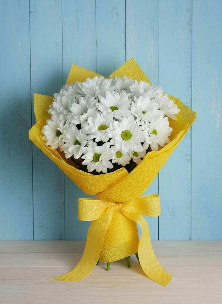 Букет цветов из: Хризантемы в Белой Калитве