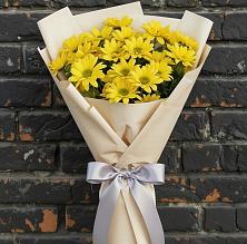 Букет цветов из:  Хризантемы #REPLACE_PRED# Белой Калитве