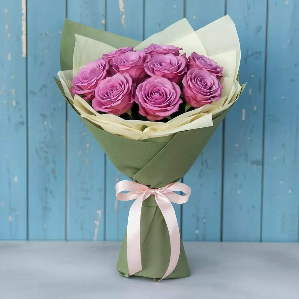 Букет Розы Фёрст Леди в Белой Калитве