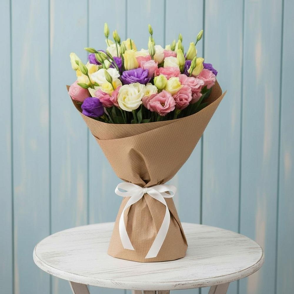 Букет цветов из: Лизиантусы в Белой Калитве