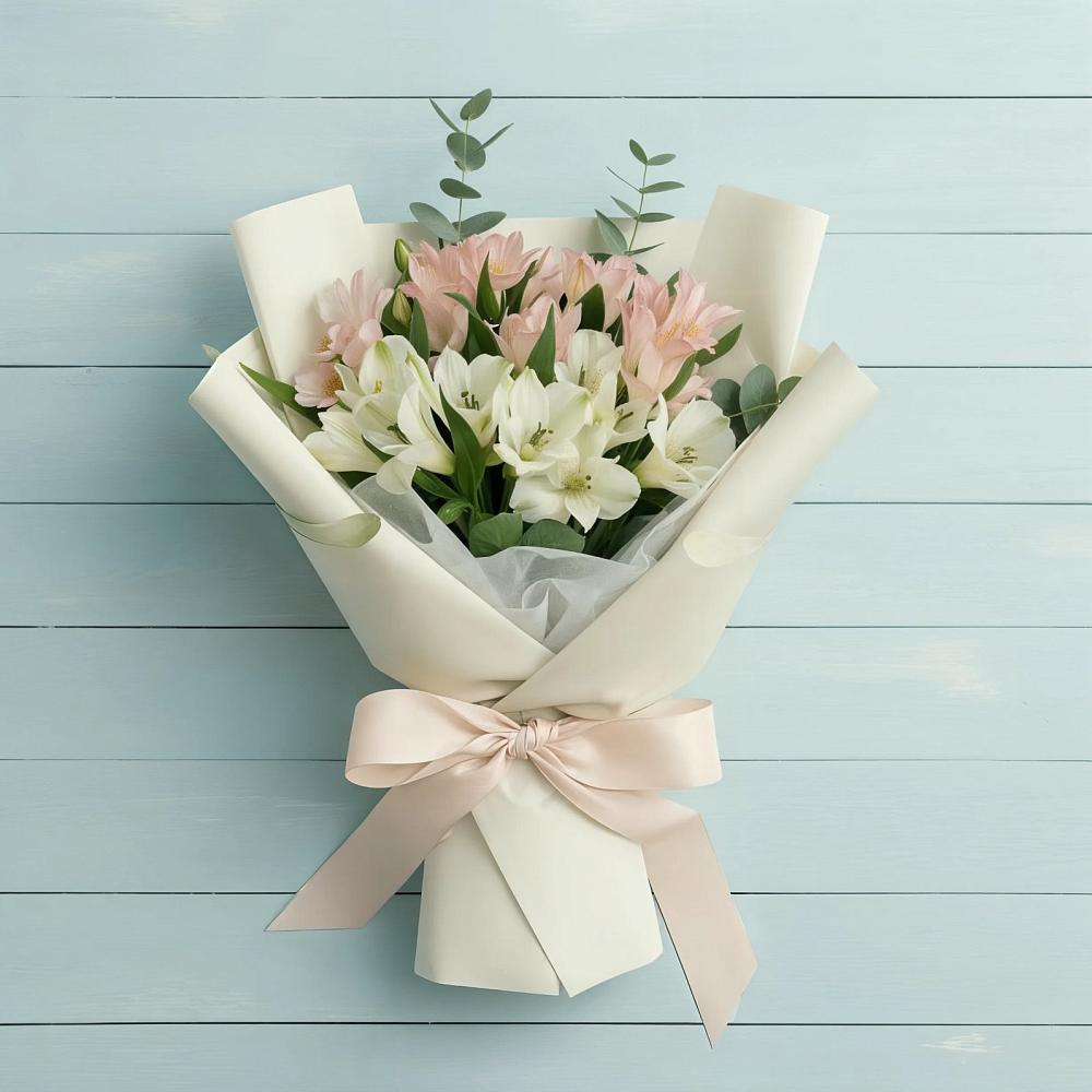 Букет цветов из: Альстромерии в Белой Калитве