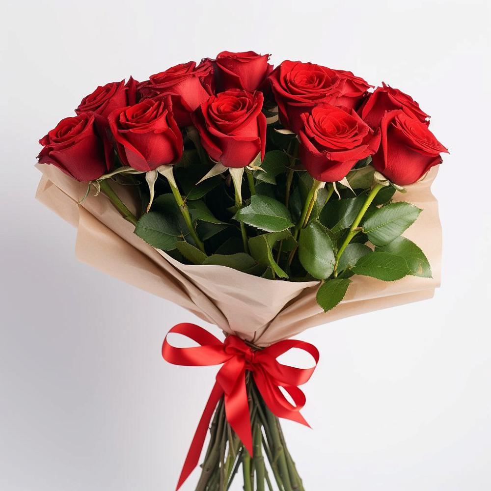 Букет 11 Красных роз Эдлесс Лав в Белой Калитве